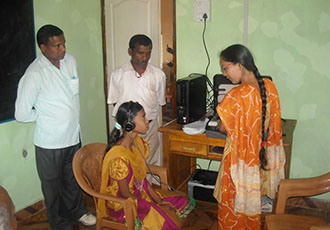 Vocational training for disabled - tailoring, motor winding - Guhagar Handicapped Association